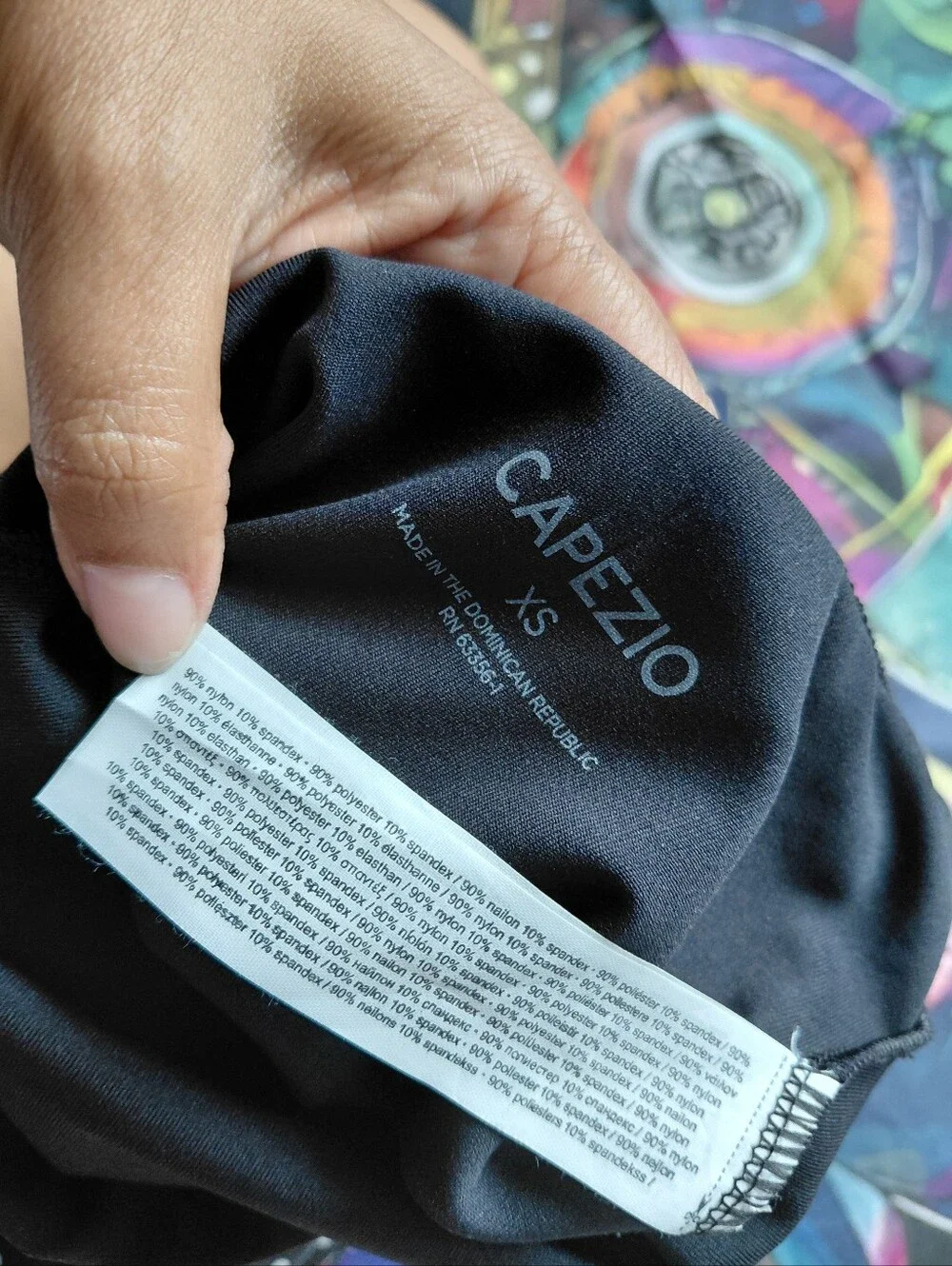 NWT Capezio Black One-Piece Dance Leotard XS Girls